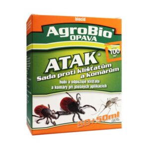 Sada proti kliešťom a komárom AgroBio Atak 100 ml